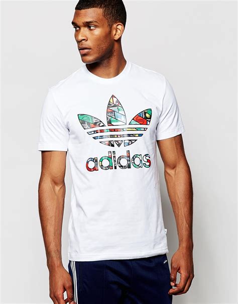 adidas originals t shirt weiß|Adidas originals t shirts men's.